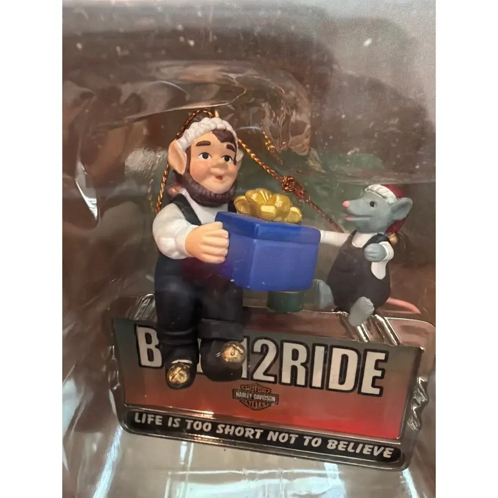 Harley Davidson Born To Ride Christmas Tree Ornament